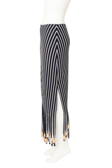 striped skirt skirt by Angelo Tarlazzi on mannequin side @ Recess LA