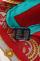 Vintage Courreges Riding Cape Floral Scarf label @ Recess LA