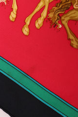 Vintage Hermes Carousel Riders Scarf mark 1 @ Recess LA