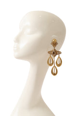 oval drop earrings by Nadir on mannequin @ Recess LA