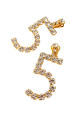 Rhinestone 5 earrings close @ Recess LA