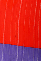 Vintage Balmain Floral Sheer Jacquard Stripe Scarf runs @ Recess LA