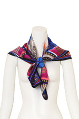 Musician Graffiti Scarf by Gianni Versace on mannequin @ Recess LA