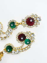 Paisley Fruit Salad Drop Earrings by Moans detail @recessla