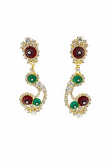 Paisley Fruit Salad Drop Earrings by Moans @recessla