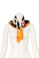 Vintage Bvlgari Davide Pizzigoni Mural Scarf on mannequin @ Recess LA