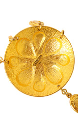 Medallion drop necklace by Jean Patou signature @ Recess LA