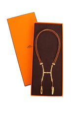Vintage Hermes Halter Clip Bolo Necklace @ Recess LA