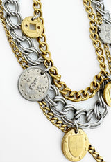 Logo Charm Necklace by Dolce & Gabbana 1995 detail @Recess LA