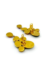 Cabochon Cluster Drop Earrings by Zoe Coste backs @recessla