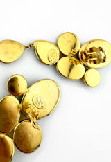 Cabochon Cluster Drop Earrings by Zoe Coste wear @recessla