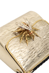 Vintage Manuel Vargo Artisan Silver Bee Bag clasp close @ Recess LA