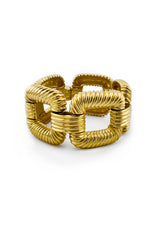 Vintage Ciner Twist Square Link Bracelet  @recess la