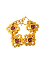 Floral link bracelet by F. Volle @ Recess LA