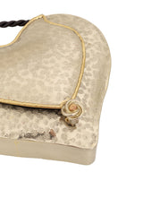 Vintage Manuel Vargo Artisan Silver Heart Rose Bag clasp @ Recess LA