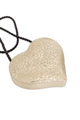 Vintage Manuel Vargo Artisan Silver Heart Rose Bag back @ Recess LA