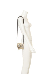 Vintage Manuel Vargo Artisan Silver Heart Stone Bag on mannequin @ Recess LA