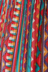 Vintage Bob Mackie Geo Beaded Silk Babydoll Dress close @ Recess LA