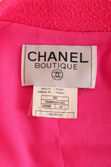 CC Button Bouclé Blazer label @ Recess LA