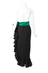 silk skirt by Valentino Night on mannequin back @ Recess LA