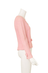 Vintage Chanel Puffy Logo Jacket on mannequin side @ Recess LA