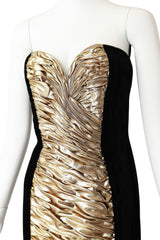 sweetheart gown by Vicky Tiel on mannequin close @ Recess LA