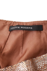 Metallic Snake Pencil Skirt by Jackie Rogers label @ Recess LA