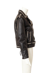 moto jacket by LA ROXX on mannequin side @ Recess LA