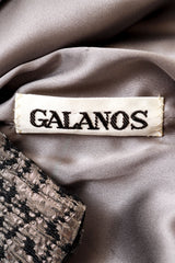 Puff-Sleeve Mini Dress by Galanos label @ Recess LA