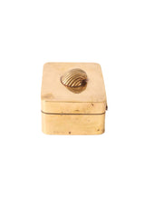 Metal box with shell lid side @ Recess LA
