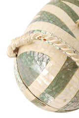 Shell mosaic evening bag by Genie chord stain 2 @ Recess LA