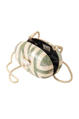 Shell mosaic evening bag by Genie from side @ Recess LA