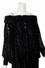 cocoon dress by Fendi on mannequin close @ Recess LA