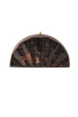 fan shell mosaic bag front @ Recess LA