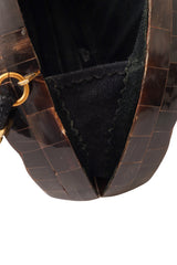 fan shell mosaic bag gusset @ Recess LA