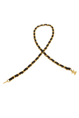 Leather Woven Chain Belt by Chanel @ Recess LA in loop fashion