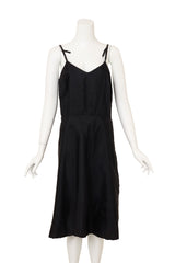Unsigned Vintage Lace Chiffon Overlay and Slip Set @ Recess LA slip on mannequin