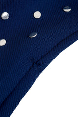 Vintage Donald Brooks Circle Stud Shirt Dress underarm hole @ Recess LA