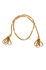 Vintage William deLillo Tassel Beaded Lariat Necklace @ Recess LA