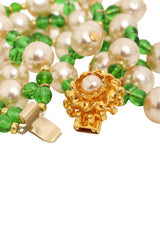 Vintage deLillo Pearl Beaded Bracelet I clasp @ Recess LA