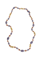 Vintage William de Lillo Glass Beaded Sautoir Necklace @ Recess LA