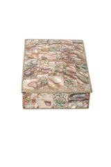 shell mosaic box side @ Recess LA