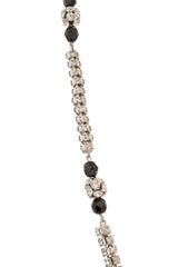 Vintage sautoir Crystal Rope Necklace closeup beading @ Recess LA