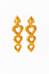 heart-link drop earrings @ Recess LA