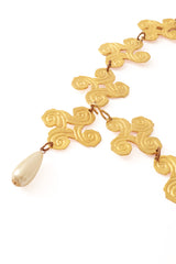 Vintage link pearl dangle belt close @ Recess LA