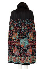 beaded floral cape on mannequin back @ Recess LA