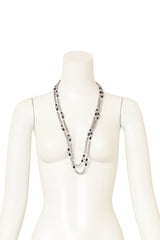 Vintage Sautoir Crystal Rope Necklace wrapped on mannequin @ Recess LA