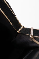 Satin Rhinestone Frame Bag by Judith Leiber hinge @ Recess LA