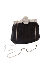 Satin Rhinestone Frame Bag by Judith Leiber @ Recess LA