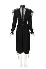 Vintage Valentina's Victorian Balloon Leg Jumpsuit on mannequin back @ Recess LA